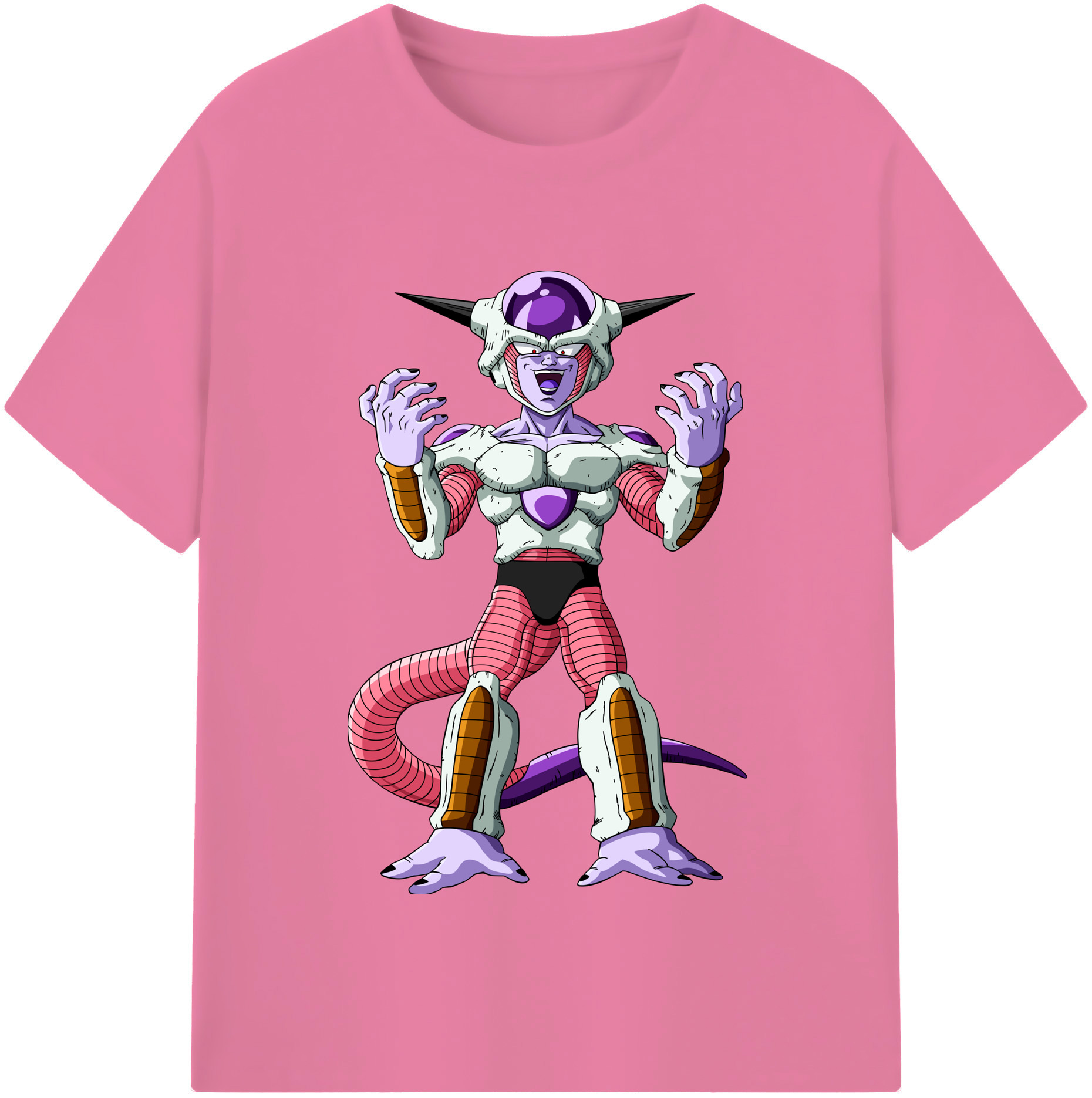 （画像用） ドラゴンボール フリーザ DRAGON BALL Frieza 綿100％半袖Tシャツ（フロントプリント）